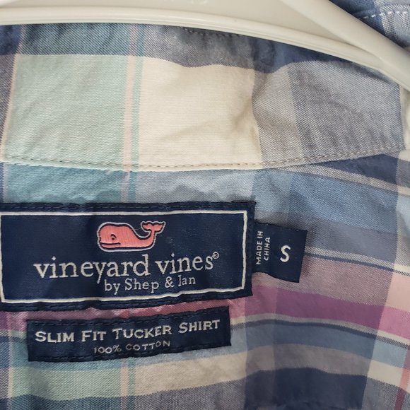 Vineyard Vines slim fit tucker shirt. short sleeve button down. small - Picture 6 of 6